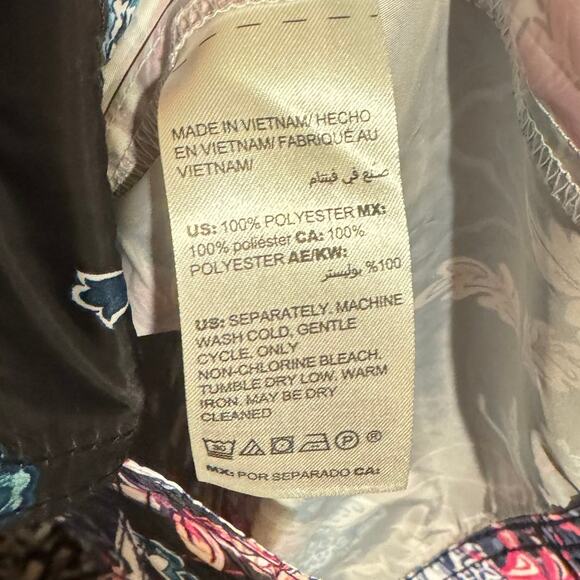 Nwt Chico's Zenergy Paisley Lightweight Gathered Sleeve Packable Jacket Sz 2(12) - Picture 11 of 14